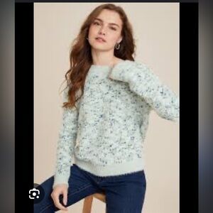 ISO-Maurice’s eyelash sweater NWT